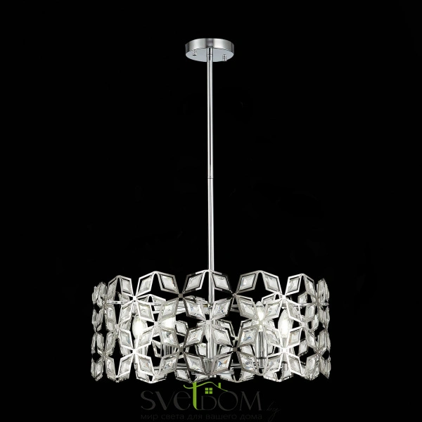 SL1104.103.05 Светильник подвесной ST-Luce хром/прозрачный E14 5*60W CASTO