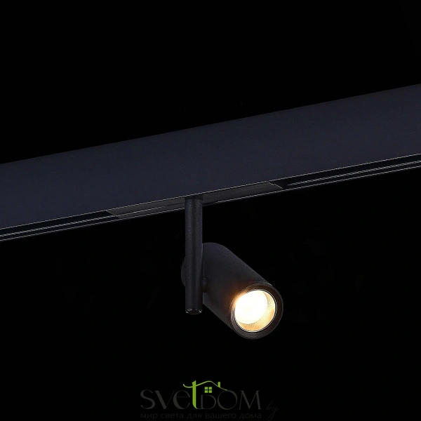 ST808.446.08 Магнитный трековый светильник Черный LED 1*8W 4000K 600Lm Ra>90 36° IP20 D42xH135 48VV SKYLINE 48