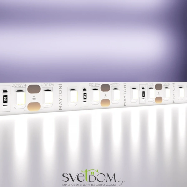 Светодиодная лента 12В 2835 14,4Вт/м 6000K 5м IP20 10116