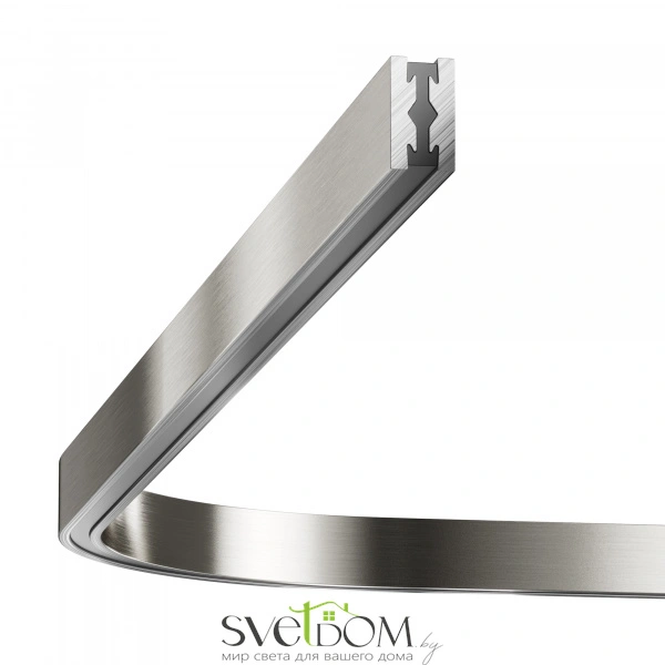 Радиусный коннектор для шинопровода Flarity платина