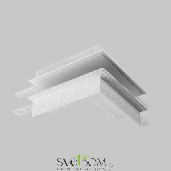 Коннектор внешний Exility встраиваемый под ГКЛ 9,5мм, белый TRA34CO-42W