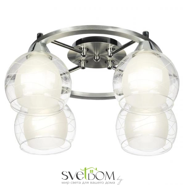 Citilux Буги CL157142 Люстра потолочная Алюминий Хром