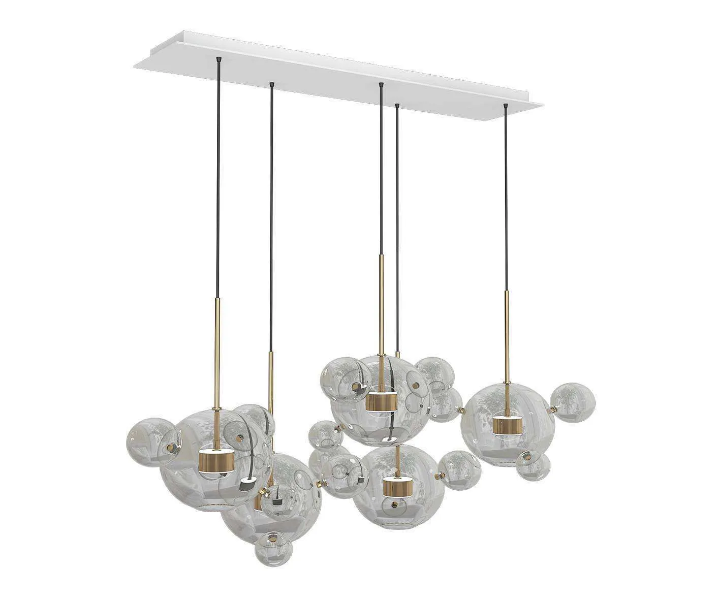 Kink Light 07545-4 (5AS),21 Подвес Галла прозрачный Led 70W