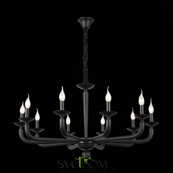 SL1114.403.10 Люстра подвесная ST-Luce Черный E14 10*40W FORTEZA