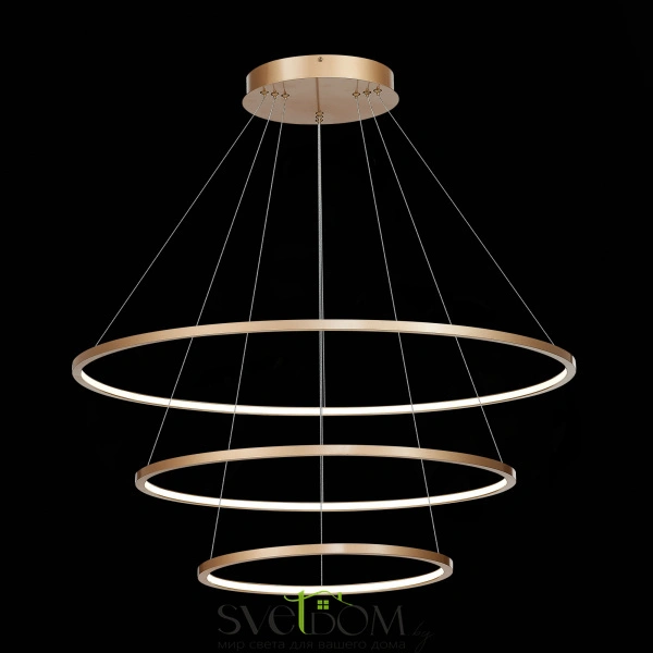 ST603.243.114 Светильник подвесной ST-Luce Золотистый/Белый LED 1*114W 4000K Подвесные светильники