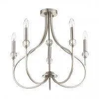 4495/5C NEOCLASSI LN20 190 никель Люстра потолочная E14 5*60W 220V MACKENZIE