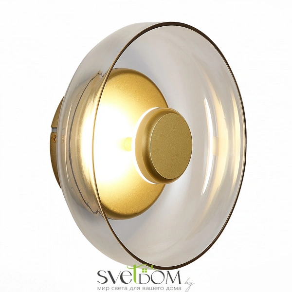 SL6002.201.01 Светильник настенный ST-Luce Золотистый/Янтарный LED 1*7W 4000K LAZIO