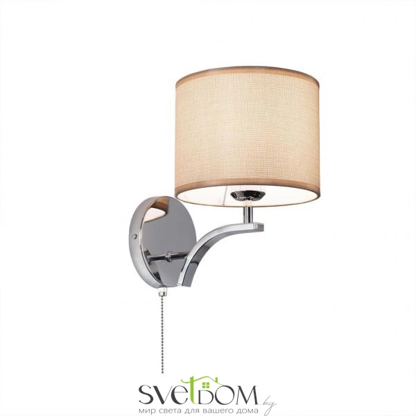 Citilux Эвора Рондо CL460311 Бра с бежевым абажуром и выключателем