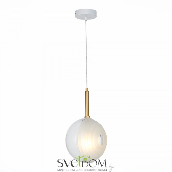 SL1183.503.01 Подвес ST-Luce Латунь/Белый G4 1*5W FOLIGNO