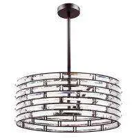 Lightstar 746068 Люстра AMERIGO 6х40W E14 УМБРА ПРОЗРАЧНЫЙ