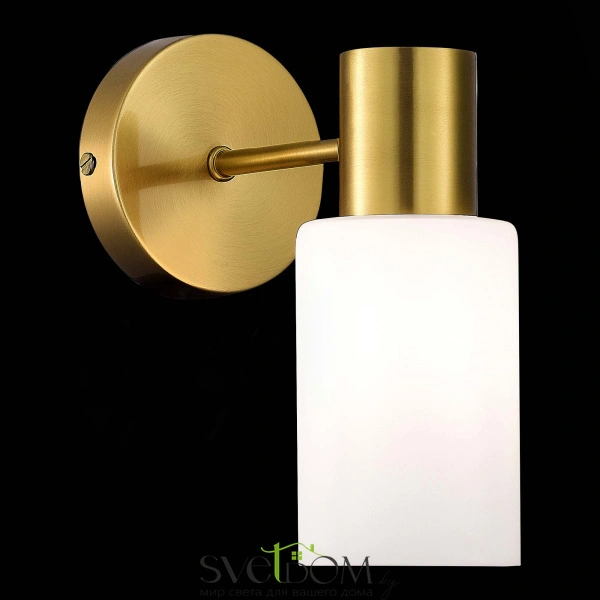 SLE1139-301-01 Светильник настенный Латунь/Белый E14 1*60W GESSI