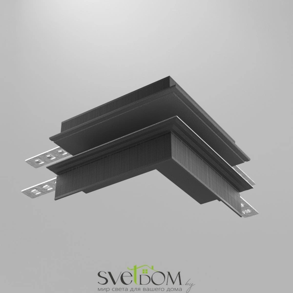 Коннектор внешний Exility встраиваемый под ГКЛ 12,5мм, черный TRA034CO-42.12B