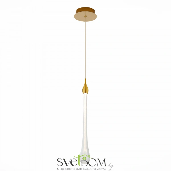 SL6103.203.01 Подвес ST-Luce Золотистый/Прозрачный LED 1*3W 4000K Faenza