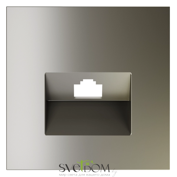Накладка для розетки компьютерной RJ45 Voltum S70 Шелк VLS001304 Voltum VLS001304