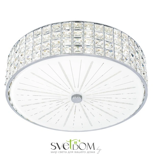 Citilux Портал CL32415G1 LED RGB Люстра хрустальная с пультом Хром