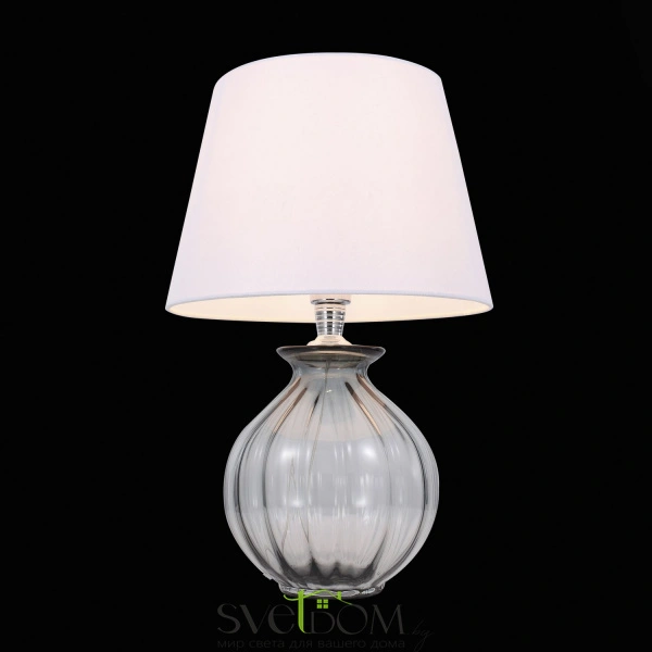 SL968.404.01 Прикроватная лампа ST-Luce Хром, Дымчатый/Белый E27 1*60W AMPOLLA