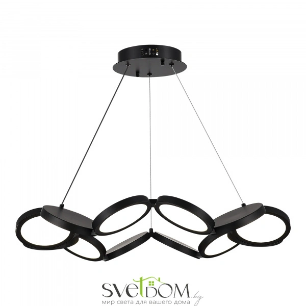 SL6508.403.01 Светильник подвесной ST-Luce Черный/Белый LED 1*60W 4000K RIO