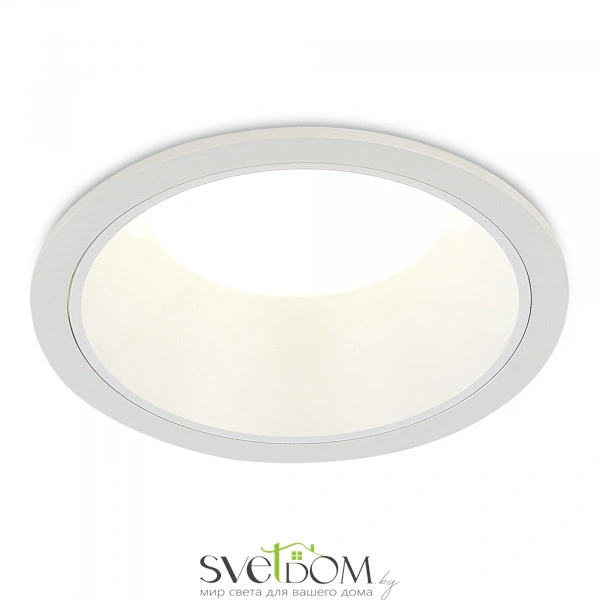 ST755.548.12 Св-к встр. Белый LED 1*12W 4000K 1 080Lm Ra80 120° IP20 D105xH50 100-240V Встраиваемые светильники