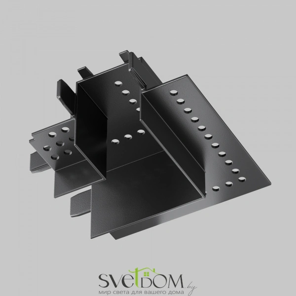 Коннектор угловой Radity встраиваемый черный TRA084CL-12B