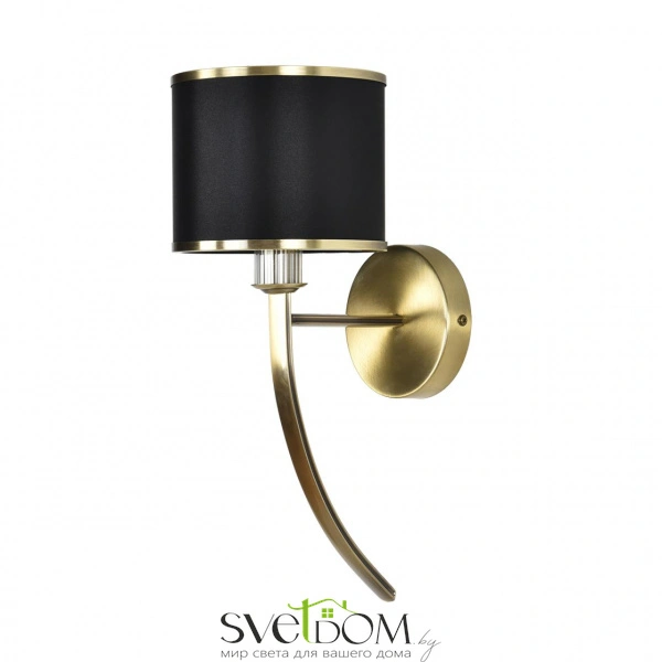 8406/1W MODERNI LN26 000 античная бронза/черный металл/текстиль Бра Е14 40W 220V DEMETRA