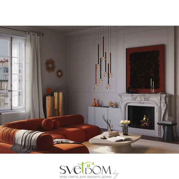 Подвесной светильник Maytoni MOD383PL-L40BBS3K