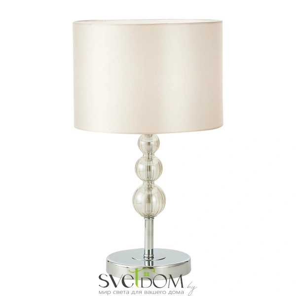 SLE105704-01 Прикроватная лампа Хром/Светло-бежевый E14 1*40W RAMER