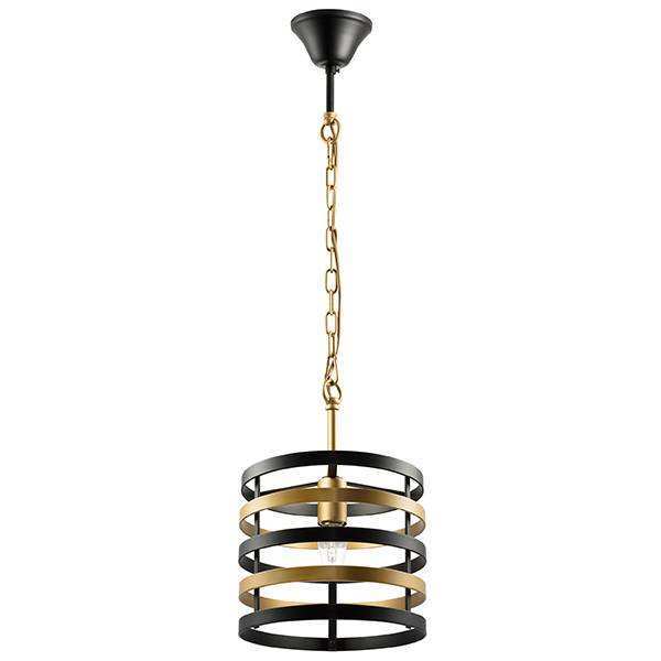 Lightstar 735010 Люстра EPSILON 1х40W E27 ЧЕРНЫЙ/ЗОЛОТО