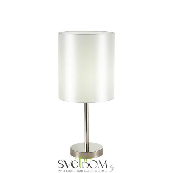 SLE107304-01 Прикроватная лампа Никель/Белый E14 1*40W NOIA