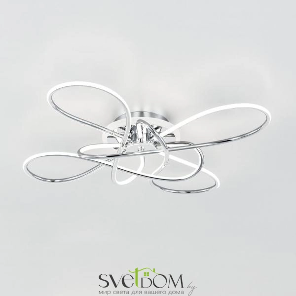 Citilux Джемини CL229B141E LED RGB Люстра с пультом Хром