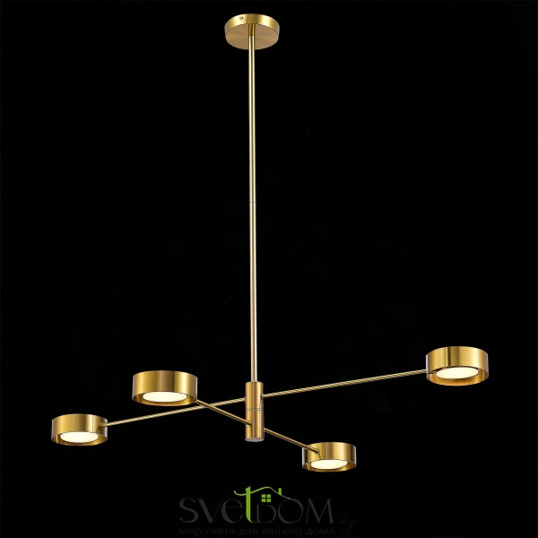 SL6504.302.04 Светильник потолочный ST-Luce Латунь/Латунь LED 4*5W 3000K VICO