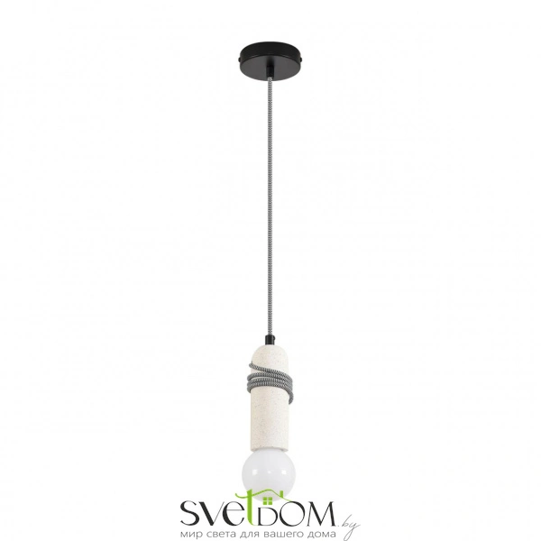 8363/1A ECO LN26 330 черный/белый, металл/бетон Подвес E27 LED 10W 220V TESLA