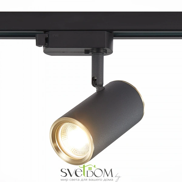 ST301.436.01 Св-к трек. Черный GU10 1*50W L104xW54xH111 220V Без ламп Однофазная трековая система