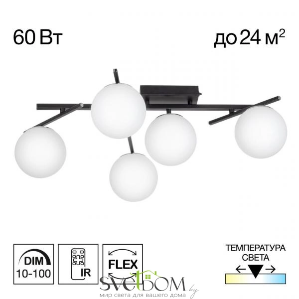 CITILUX CL223152 DORSY Черный Люстра