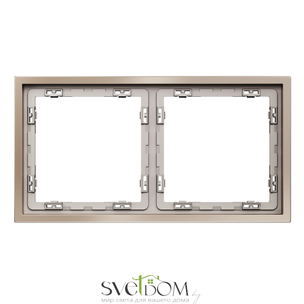 Рамки металлические Voltum S70 METAL Платина VLSM120210 Voltum VLSM120210