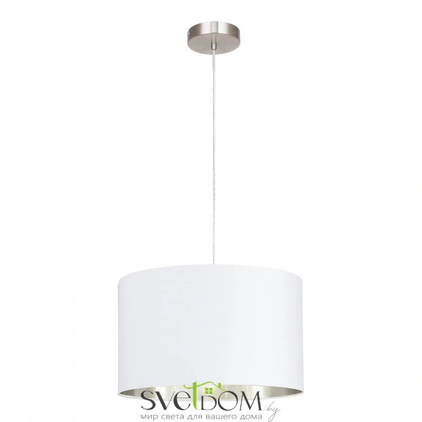 SLE300553-01 Подвес Никель/Белый, Серебристый E27 1*40W BRESCIA