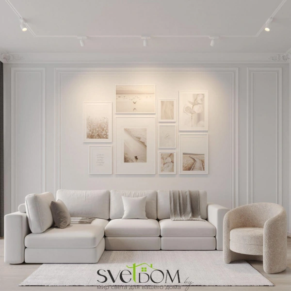 359809 PORT NT25 278 белый Светильник трековый однофазный трехжильный IP20 LED 10W 180-265V 3000К SOLETTE