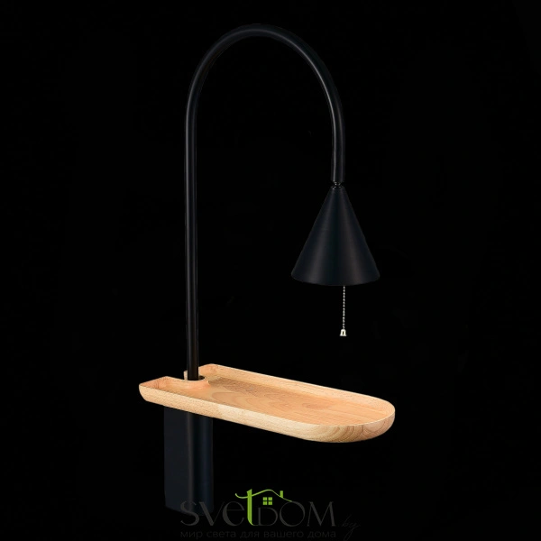 SL1802.401.01 Бра ST-Luce Черный/Черный E27 1*60W AMIRO