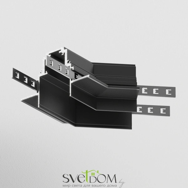 Угол-соединитель 135° Gravity встраиваемый черный TRA010CLO-42B