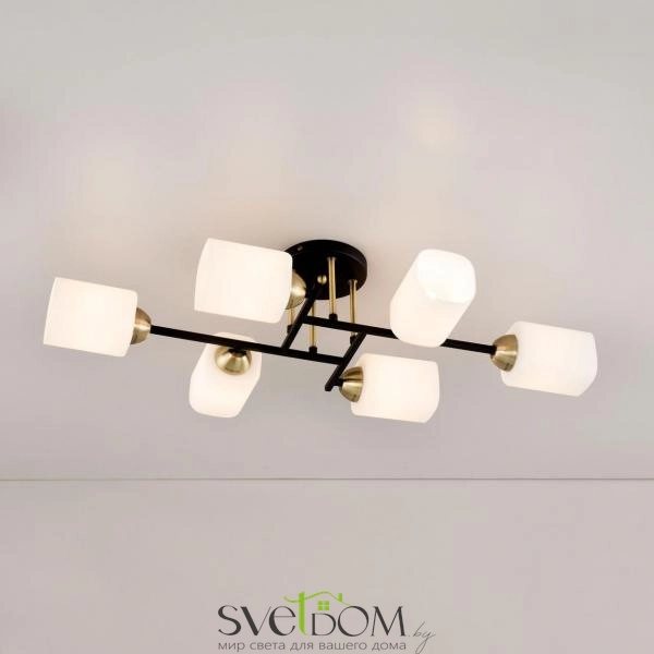 Citilux Генри CL130265 Люстра потолочная Чёрная