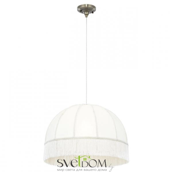 Citilux Базель CL407031 Подвесной светильник бронза с бежевым абажуром