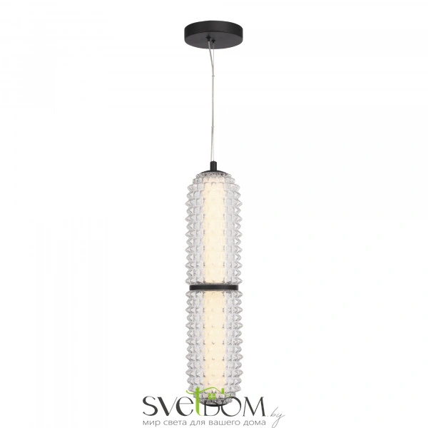 SL6144.403.01 Светильник подвесной ST-Luce черный/прозрачный LED 1*22W 4000K SAGUARO