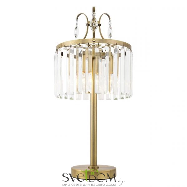 Citilux Инга CL335833 Настольная лампа хрустальная Бронза