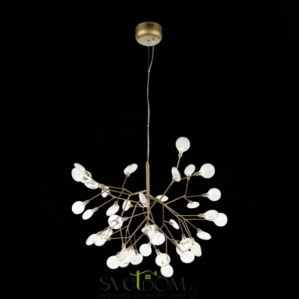 SL411.203.45 Люстра подвесная ST-Luce Золотистый/Прозрачный G4 45*1,5W RICCARDO