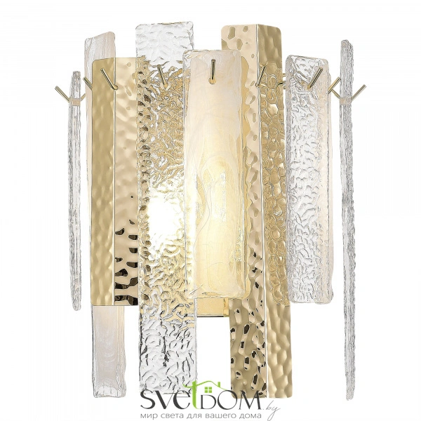 SL1636.201.02 Бра ST-Luce Золотистый/Белый, Золотистый E14 2*40W SCOLARE