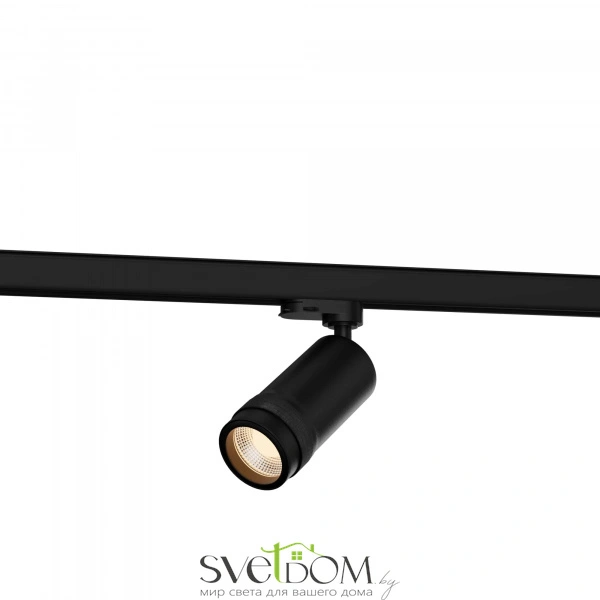 ST691.436.10 Св-к трек. Zoom Черный LED 1*10W 3000K 900Lm Ra 10-55° IP20 D50xH160 220V Трехфазная трековая система