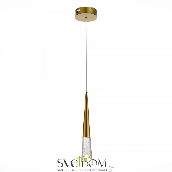 SL6111.203.01 Люстра подвесная ST-Luce Золотистый/Прозрачный LED 1*3W 3000K SOLLEN