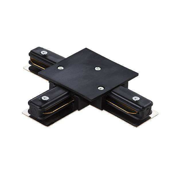 Lightstar 501137 Соединитель д/встраиваемых треков однофазный BARRA T-образный ЧЕРНЫЙ