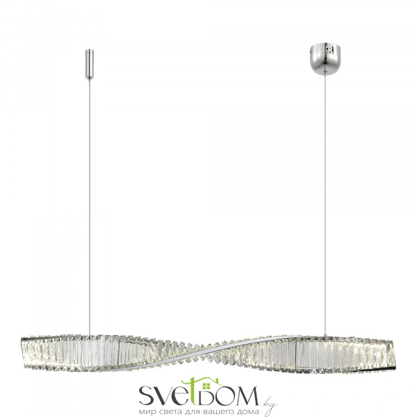 SL6205.123.01 Светильник подвесной ST-Luce Хром/Прозрачный LED 1*25W 4000K ELICA