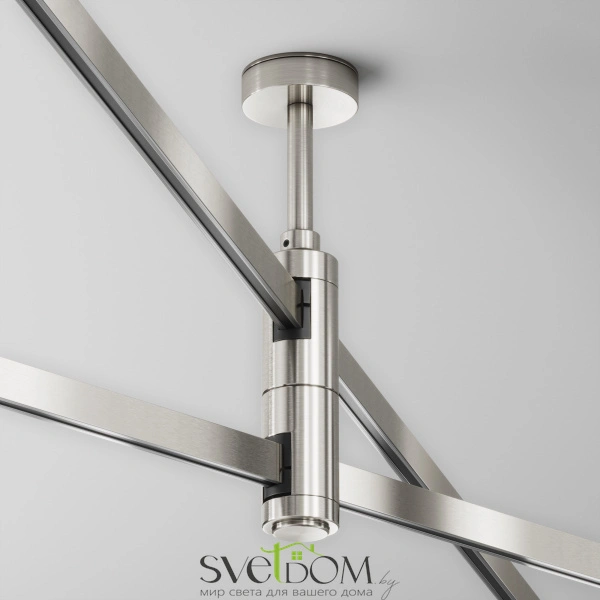 Крепление потолочное двойное Short 78мм Flarity платина