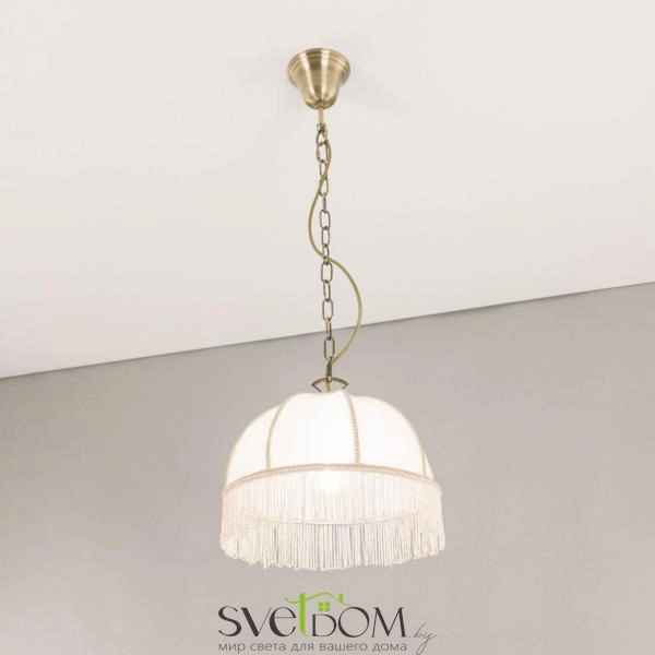 Citilux Базель CL407111 Подвесной светильник с бежевым абажуром